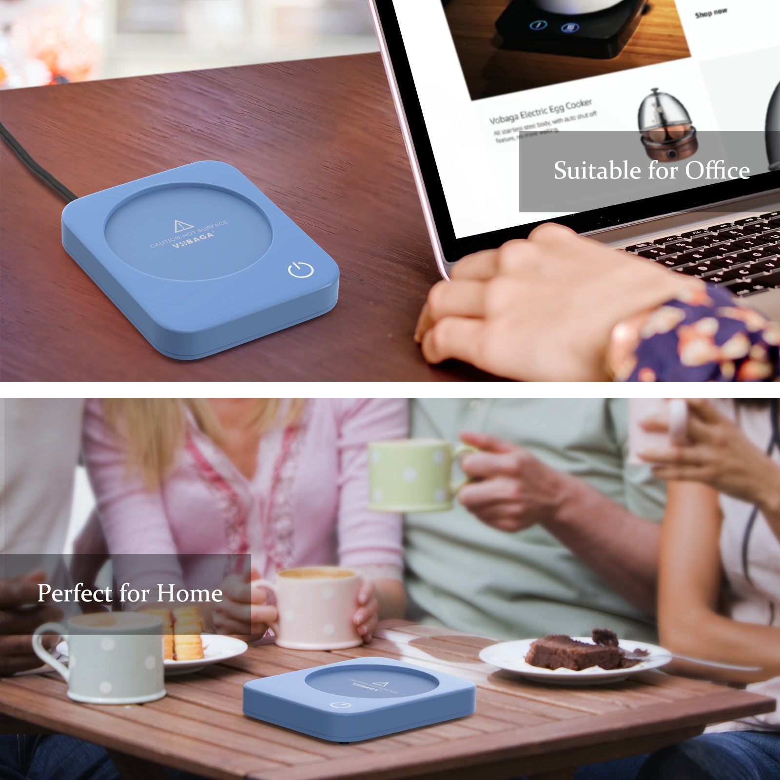 USA Top Rated Coffee Warmer for Desk, Mug Warmer with Auto Shut Off Christmas Gifts