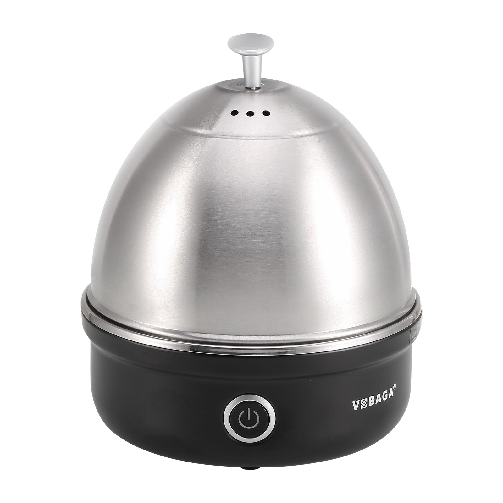 VOBAGA Electric Egg Cooker, Rapid Egg Boiler with Auto Shut Off for Soft, Hard Boiled, Steamed Eggs (Yellow)